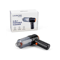 Livmore 2 in 1 Vacuum Cleaner for Home & Car - Black