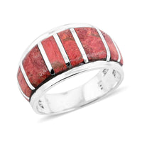 Santa Fe Style Kingman Turquoise  Ring in Sterling Silver (Size 10.0) 8.00 ctw