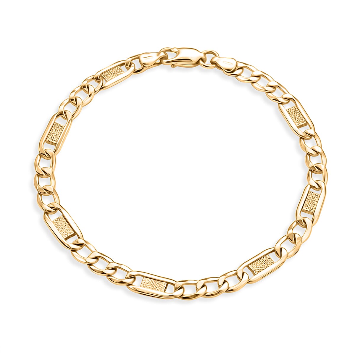 Italian 10K Yellow Gold Helios Bracelet (8 In) (3.1 g)