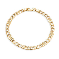 Italian 10K Yellow Gold Helios Bracelet (8 In) (3.1 g)