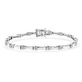 EverTrue Moissanite Bracelet in Platinum Bond (7.25 In) 1.50 ctw - Sticky add to cart bar