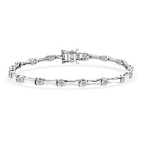 EverTrue Moissanite Bracelet in Platinum Bond (7.25 In) 1.50 ctw