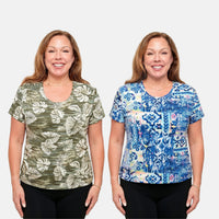 La Marey Multi Color Set of 2 T-Shirt - SLa Marey Multi Color Set of 2 T-Shirt - S