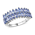 EverTrue Tanzanite Band Ring in Platinum Bond - Sticky add to cart bar