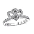 Luxuriant Lab Grown Diamond (G-H, SI) Ring in Rhodium Over Sterling Silver (Size 10.0) 0.30 ctw - Sticky add to cart bar