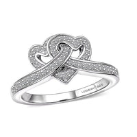 Luxuriant Lab Grown Diamond (G-H, SI) Ring in Rhodium Over Sterling Silver (Size 10.0) 0.30 ctw