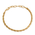EverTrue Bronzella Collection Chevron Bracelet in 18K YG Plated Bronze (6.50 In) - Sticky add to cart bar