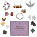 14pcs Easter box1pc Selenite Raw Stone Size: about 3cm X 1.5cmWeight: about 18grams1pc Star + 1pc Moon Size: about 20 X 20 X 6mmWeight: Star is 3gMoon is 1.6gm1pc tiny amethyst palm round stoneSize: about 1.6-2.0cm, thickness 0.6-0.7cmWeight: ab - Sticky add to cart bar