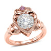 Rose Gold Over Sterling Silver