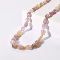 Certified and Appraised Luxoro Premium Natural Multi Sapphire 130.00 ctw Necklace in 10K Yellow Gold 18 Inches (Del. in 10-12 Days)