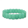Green Aventurine 130.60 ctw Stretch Bracelet (6.00 In) - Sticky add to cart bar
