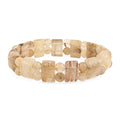 Rutilated Quartz 144.55 ctw Stretch Bracelet (6.00 In) - Sticky add to cart bar