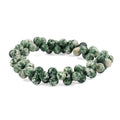 Peanut Bracieted Jasper Beaded Stretch Bracelet 140.65 ctw - Sticky add to cart bar