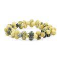 Peanut Yellow Turquoise Beaded Stretch Bracelet 106.90 ctw - Sticky add to cart bar