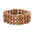 Autumn Jasper Stretch Bracelet 249.70 ctw - Sticky add to cart bar