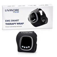 Livmore Gray EMS Low-Frequency Pulse Wrist Wrap (14.96"x3.54"x0.78")