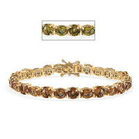 EverTrue Autumn Alexite Bracelet in 18K YG Plated (7.25 In) 19.85 ctw