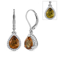 EverTrue Autumn Alexite and White Zircon 3.50 ctw Fallfire Regal Earrings in Platinum Bond - Sticky add to cart bar