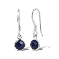 Briolitte Cut Green Onyx Earrings in Sterling Silver 1.60 ctw