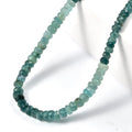 D'Joy Premium Grandidierite 75.00 ctw Beaded Necklace in Rhodium Over Sterling Silver 18-20 Inches - Sticky add to cart bar