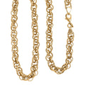 EverTrue Bronzella Collection Interlocking Round Link Necklace in 18K YG Plated Bronze 20 Inches - Sticky add to cart bar