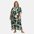 Winlar Green Floral Long Kaftan - Sticky add to cart bar