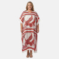 Winlar Green Floral Long Kaftan - Sticky add to cart bar