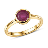 D'Joy Kagem Zambian Emerald Ring in 18K Vermeil YG Over Sterling Silver (Size 10.0) 0.85 ctw
