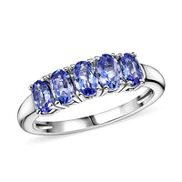 EverTrue Tanzanite Ring in Platinum Bond (Size 10.0) 1.20 ctw