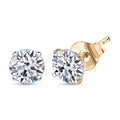 SGL Certified 10K Yellow Gold Luxuriant Lab Grown Diamond (G-H, SI) Earrings 1.90 ctw - Sticky add to cart bar