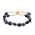 Galilea Rose Quartz Beads Bracelet in Goldtone (6-8In) - Sticky add to cart bar
