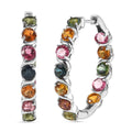 D'Joy Premium Multi-Tourmaline Earrings in 18K Vermeil YG Over Sterling Silver 6.60 ctw - Sticky add to cart bar