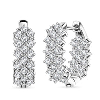 Luxuriant Lab Grown Diamond G-H SI 2.00 ctw Hoop Earrings