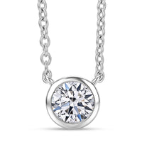 Luxuriant Lab Grown Diamond G-H SI 0.70 ctw Fancy Necklace in 18K Vermeil Yellow Gold Over Sterling Silver 18-20 Inches