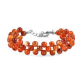 EverTrue Amazonite Beaded Bracelet in Stainless Steel (7.25-9.25In) 95.00 ctw - Sticky add to cart bar