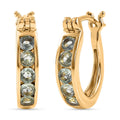 D'Joy Narsipatnam Alexandrite 0.90 ctw Twilight Hoops Earring in 18K Vermeil Yellow Gold Over Sterling Silver - Sticky add to cart bar
