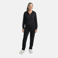 Lee Hanton Black FrenchTerry Pant Set - Large