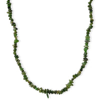Nephrite Jade Beaded Necklace (32 Inches) with Lobster Lock in Stainless Steel 355.00 ctw