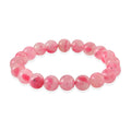 Sakura Rhodochrosite Beaded 135.00 ctw Stretch Bracelet - Sticky add to cart bar