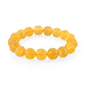 Yellow Fluorite 285.00 ctw Beaded Stretch Bracelet - Sticky add to cart bar