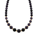 D'Joy African Amethyst 350.00 ctw Beaded Necklace in 18K Vermeil YG Over Sterling Silver (20 Inches) - Sticky add to cart bar