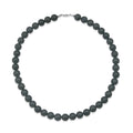 Green Chalcedony (D) 315.00 ctw Beaded Necklace in Sterling Silver (18 Inches) - Sticky add to cart bar