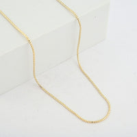 1.5mm Fancy Luca Chain Necklace in 10K Yellow Gold 3.70 Grams 20 Inches