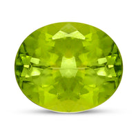 AAAA Hebei Peridot (Ovl 11x9 mm) 3.00 ctw