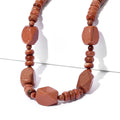 EverTrue Gold Sandstone 430.00 ctw Beaded Necklace (18 Inches) in Platinum Bond - Sticky add to cart bar
