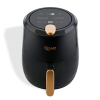 Closeout Digital Air Fryer with 8 Presets, Oilless Cooker with Nonstick Coated Basket -3.6 Quart - Black