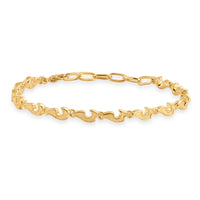 EverTrue Bronzella Collection Bracelet in 18K YG Plated (6.50-7.50In)
