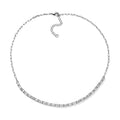 EverTrue Lab Created Pink Sapphire Necklace (18 Inches) in 18K RG Plated 15.50 ctw - Sticky add to cart bar