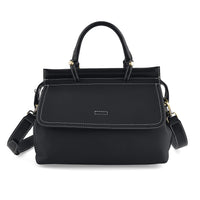 La Marey Green Genuine Leather Crossbody Bag (10.4"x3.5"x8.66") with Leather Long Strap