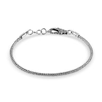 D'Joy Bali Legacy Sterling Silver Tulang Naga Bracelet (7.25 In) (7.35 g)